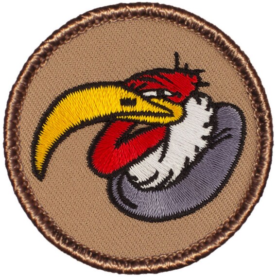 Buzzard Patch 2 Inch Diameter Embroidered Patch Etsy