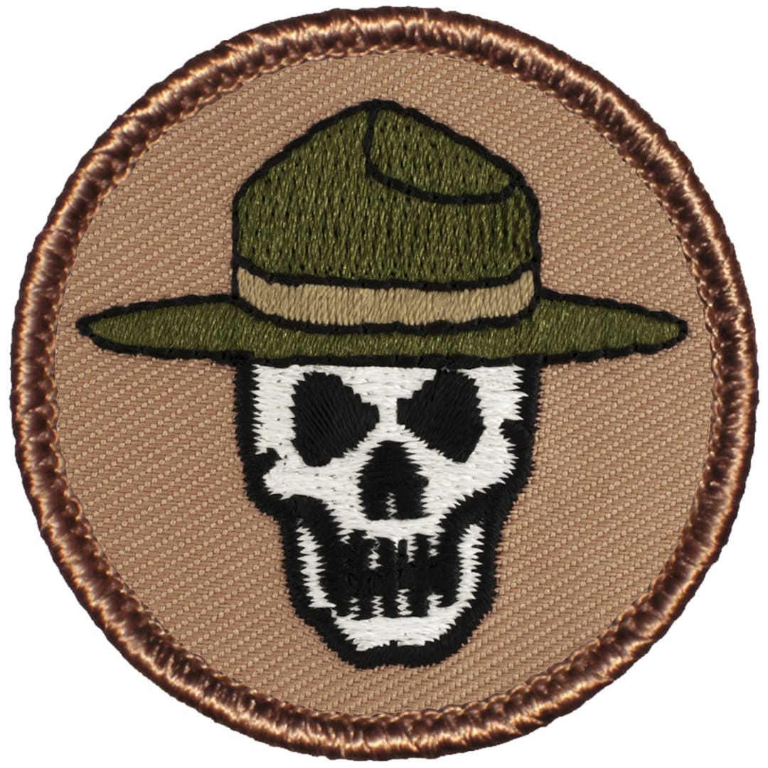 Scary Park Ranger Patch (433) 2 Inch Diameter Embroidered Patch - Etsy