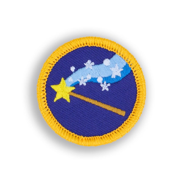 Magic Wand Demerit Badge - 1.5" Diameter Embroidered Patch