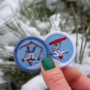 Wipeout Demerit Badge - 1.5&quot; Diameter Embroidered Patch