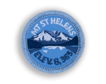 Mt. St. Helens Demerit Badge - 1.5" Diameter Embroidered Patch