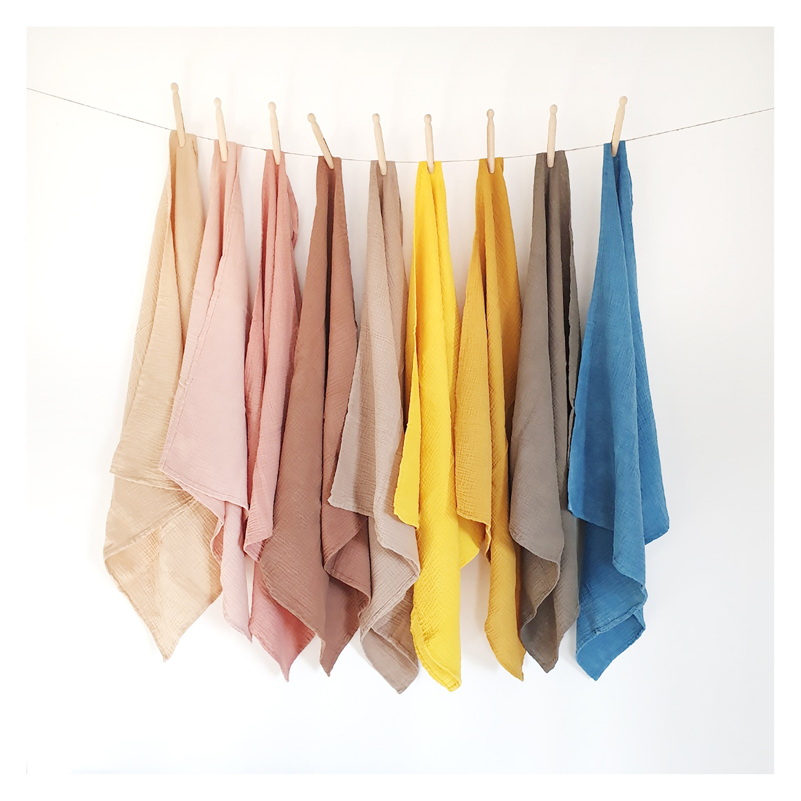 Double Gauze Lange Vegetable Dye Etsy