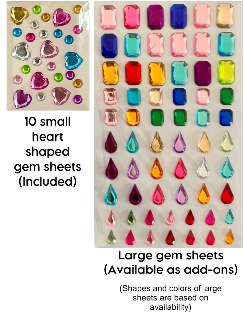 Princess Crown Craft Kit - Rainbow – 12 Foam Crowns with Self-Adhesive Gems & Pre-Attached Elastic | Princess Party Activity image 6