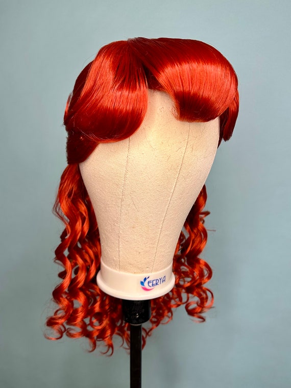 Modern Park Style Ugly Stepsister Anastasia Tremaine Wig Bright Red or Dark Red Etsy Hong Kong