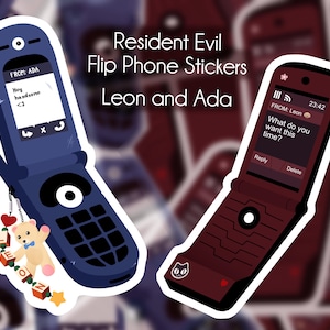 Resident Evil Flip Phone Stickers