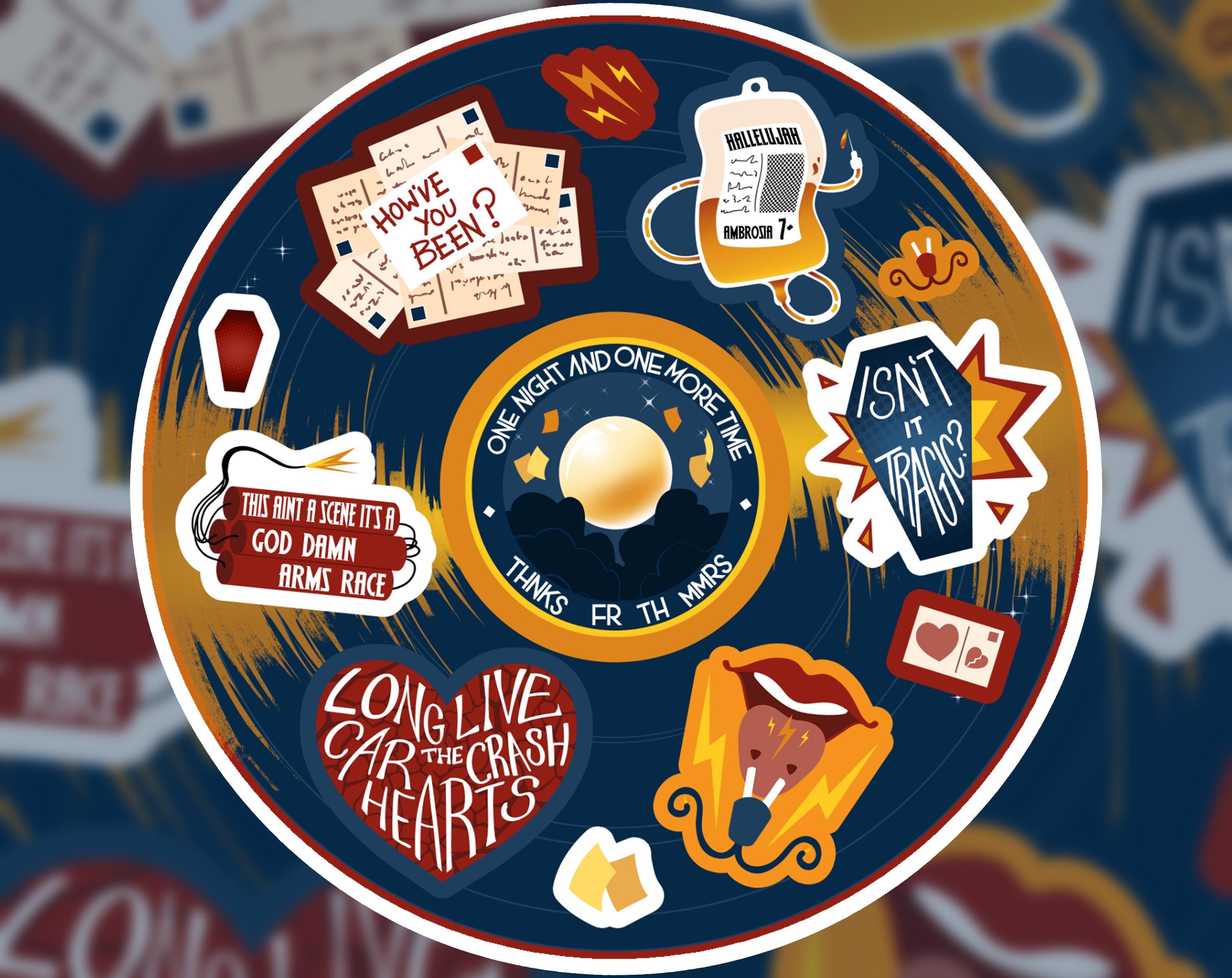 Fall Out Boy - Infinity on High Sticker Sheet - Etsy