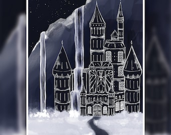 The Frozen Manor Print