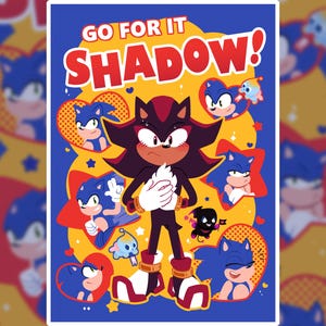 Go For It Shadow Print
