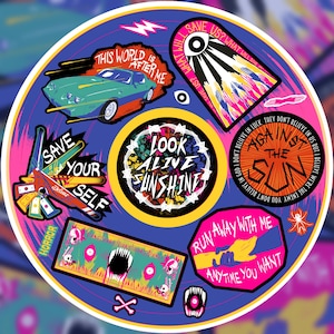 My Chemical Romance- Danger Days Sticker Sheet
