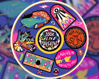 My Chemical Romance- Danger Days Sticker Sheet