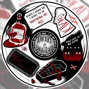 My Chemical Romance- The Black Parade Sticker Sheet