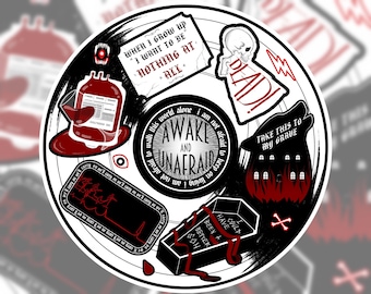 My Chemical Romance- The Black Parade Sticker Sheet