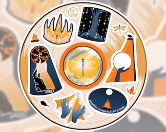 Mitski - The Land is Inhospitable and So are We Album Sticker Sheet