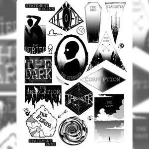 The Magnus Archives | Avatars of Fear Sticker Sheet