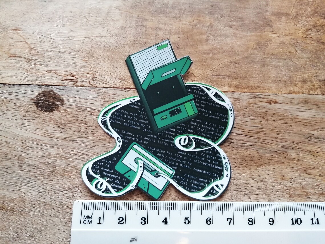 The Magnus Archives Tape Recorder Sticker Etsy UK