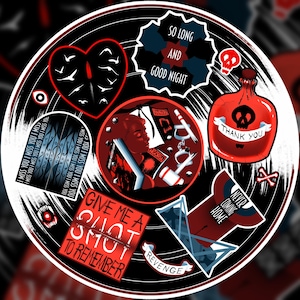 My Chemical Romance - Três vivas para a doce vingança - Ficha de adesivos