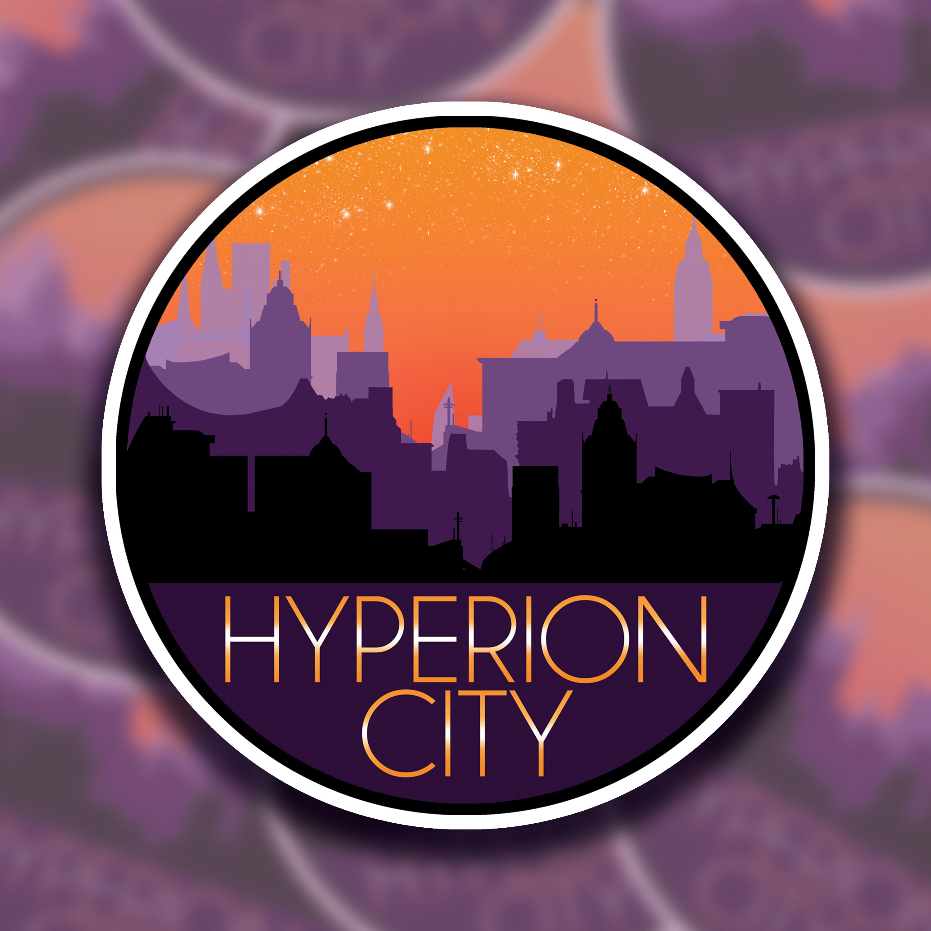 Il podcast Penumbra / Adesivo Hyperion City