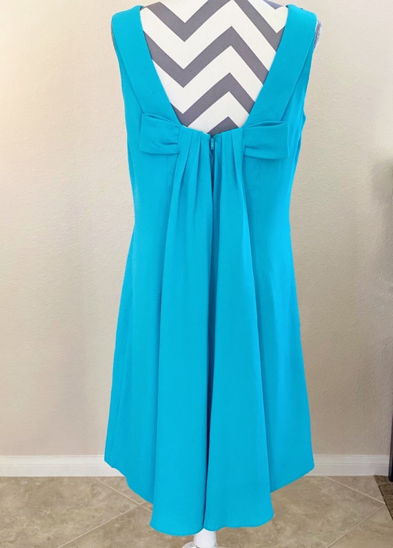 Cute short vintage prom dress, 1960s Turquoise coc