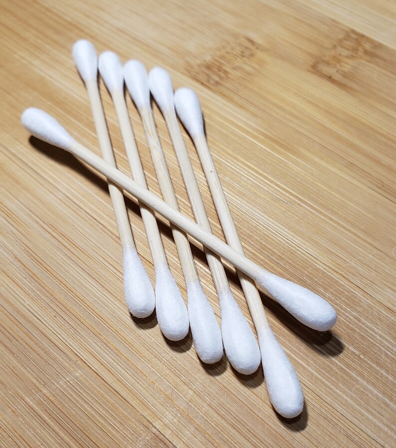 Ecofriendly Bamboo Cotton Swabs Zero Waste Q Tips 100 Biodegradable