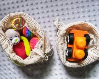 Kids Room Storage Bag| Reusable Toy Storage Bag| Toy Bag| Diaper Bag| Cosmetic Bag| Mesh Organizer Bag