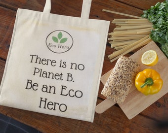 Organic Cotton Canvas Tote Bag | Reusable Grocery Shopping Bag