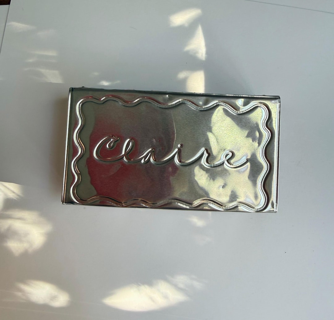 Personalized Large Matchbox | Custom Embossed Tin Cover - Etsy UK