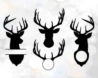 Download Antler Monogram Svg Etsy