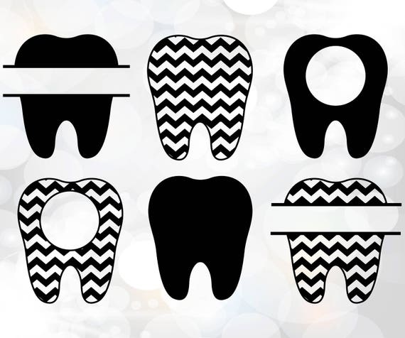 Download Tooth Svg Tooth Monogram Svg Tooth Fairy Clipart Teeth Etsy