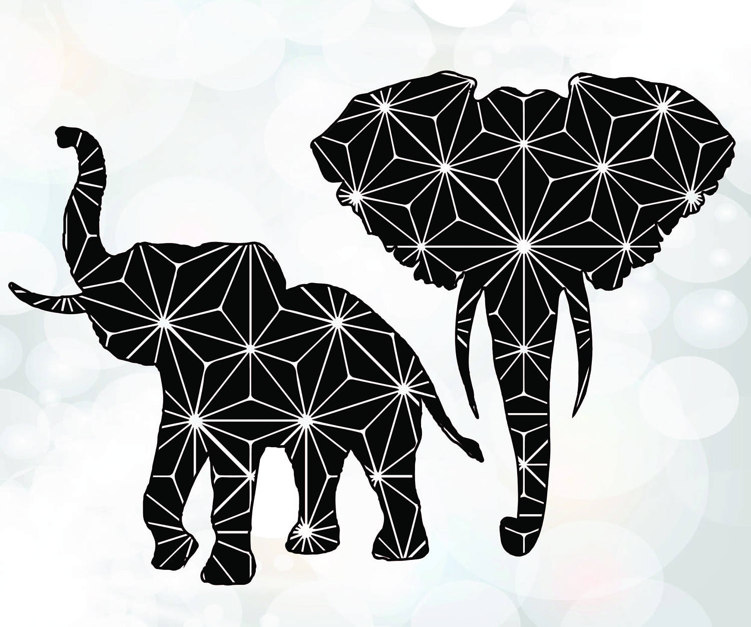 Download Elephants Silhouette Svg Cricut Cut Files