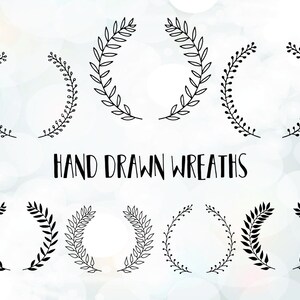 Download Vintage Laurel Wreath Clipart Laurel Wreaths Svg Wedding Etsy