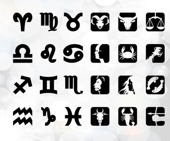 Download Astrology SVG Files Astrology Dxf Zodiac signs SVG Files ...