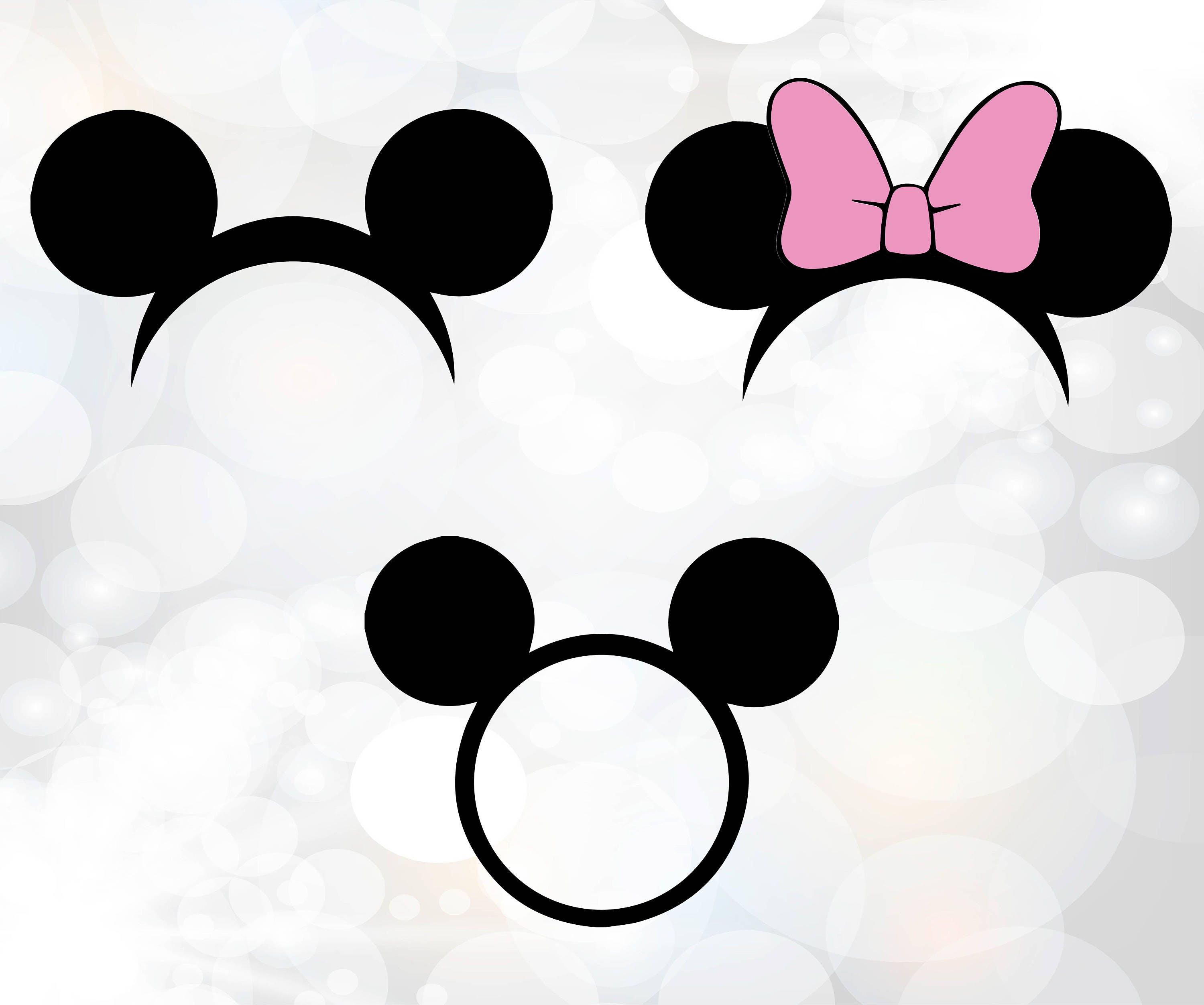Download Circle Monogram Topper Minnie Mouse Svg Mouse Topper Svg Etsy