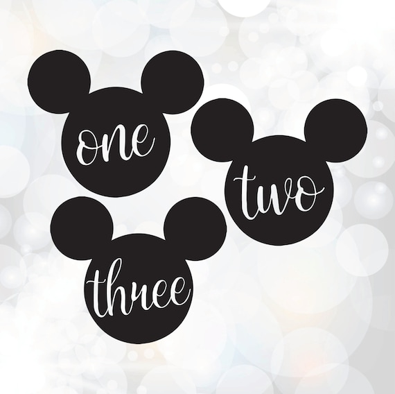 Download Birthday SVG cut files Mickey Mouse svg 1st 2nd 3rd | Etsy