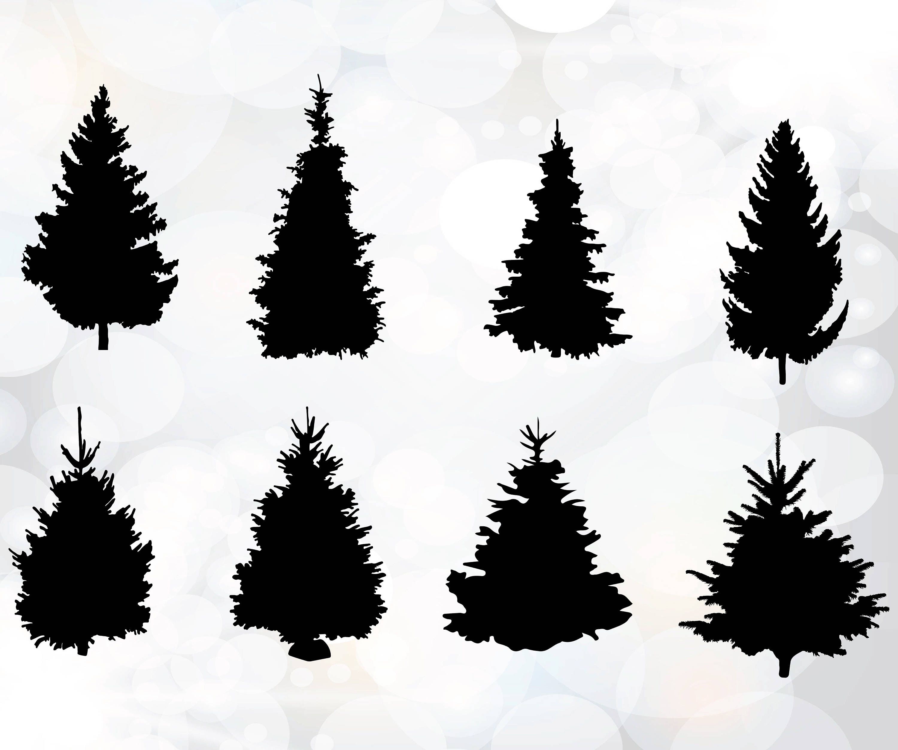 Download Christmas trees svg 8 svg Christmas tree cut files | Etsy