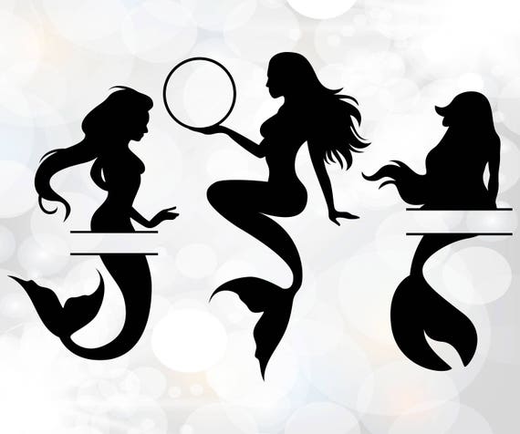 Free Free 57 Monogram Mermaid Silhouette Mermaid Svg SVG PNG EPS DXF File