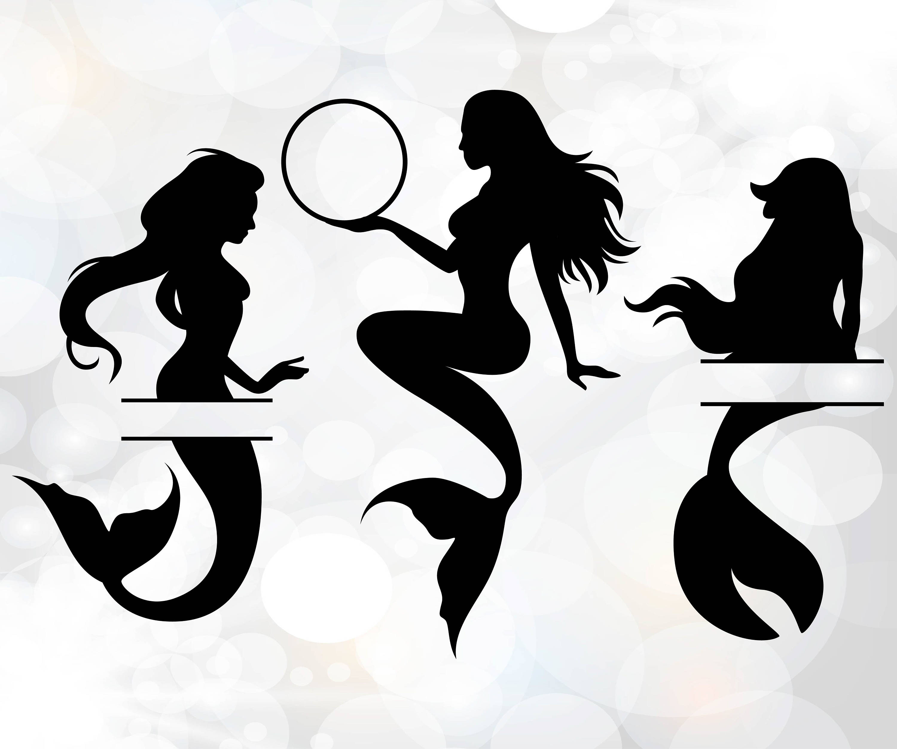 Free Mermaid Initial Svg 422 SVG PNG EPS DXF File.