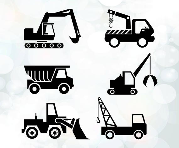 Download Construction Trucks Svg Instant Download Svg Eps Png Etsy