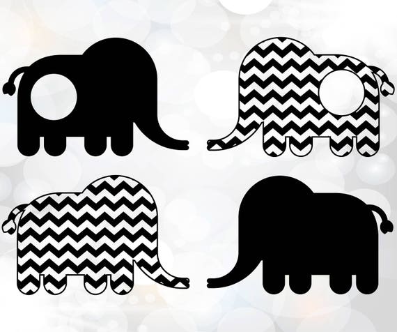 Download Elephant Monogram Svg Elephant Monogram Svg Cricut Etsy