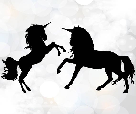 Download Unicorn Svg Unicorn Monogram Frame Cricut Svg Silhouette Etsy