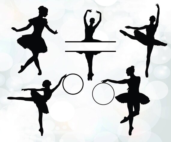 Download Ballerina Svg Ballet Dancer Silhouette Svg Files Ballerina Etsy