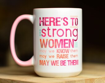 strong women make waves mug