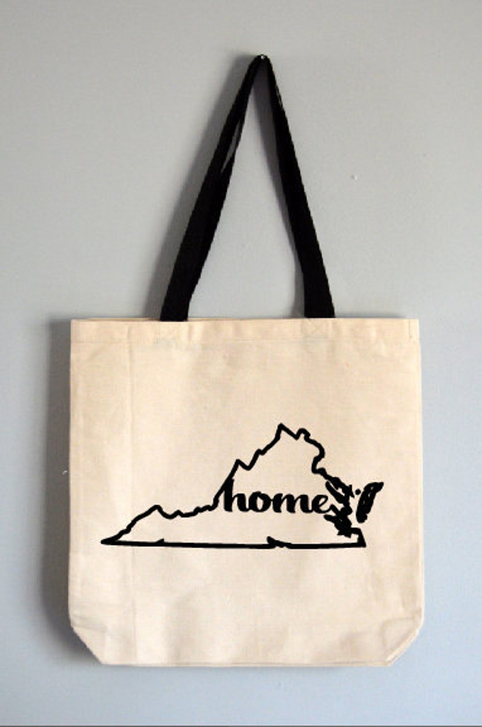 Virginia tote bag State Tote Bag Novelty Tote Bag Home tote Etsy