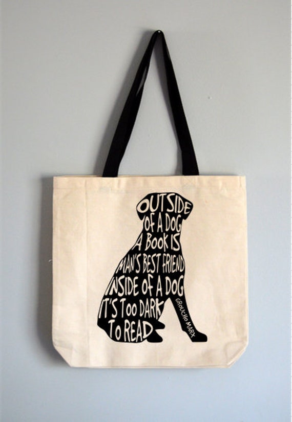 dog tote bag