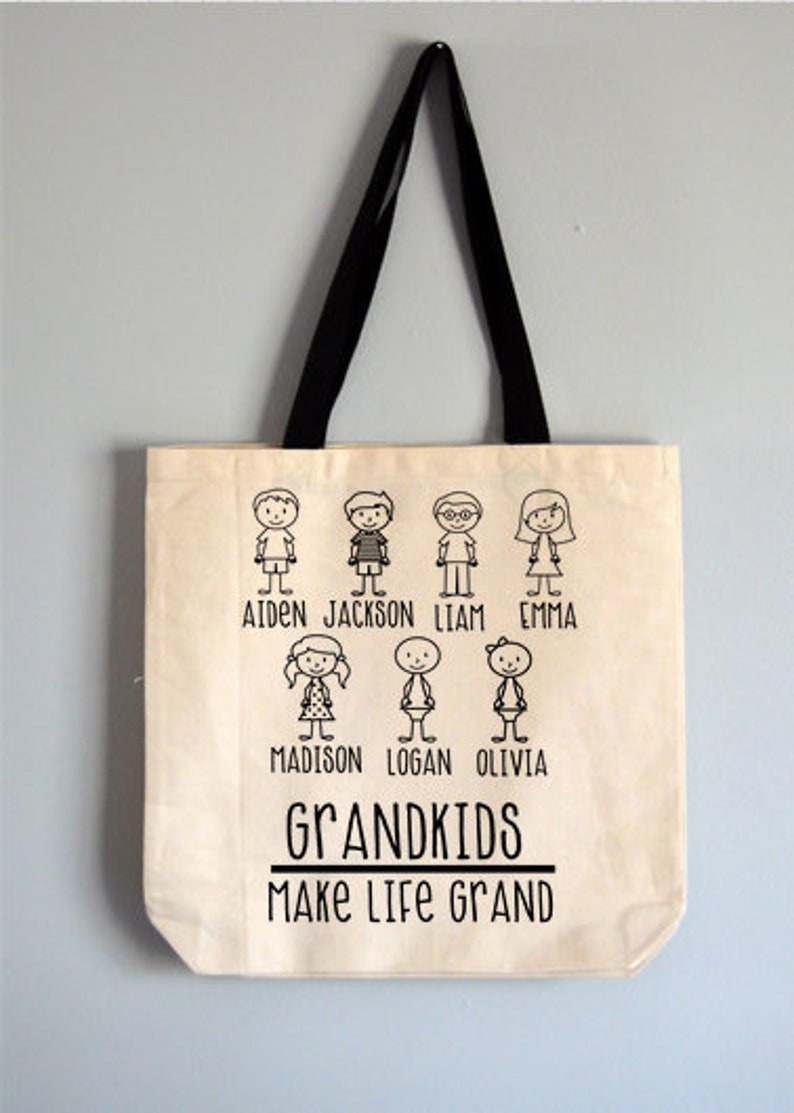 If your grandma loves hanging out in her free time, let’s give her something to carry personal belongings. In this case, a personalized tote bag would be the best gift idea for grandma. She would love to show off her little grandchild's name on the bag when she visits her friends. This personalized gift will definitely strike a great impact on her. 