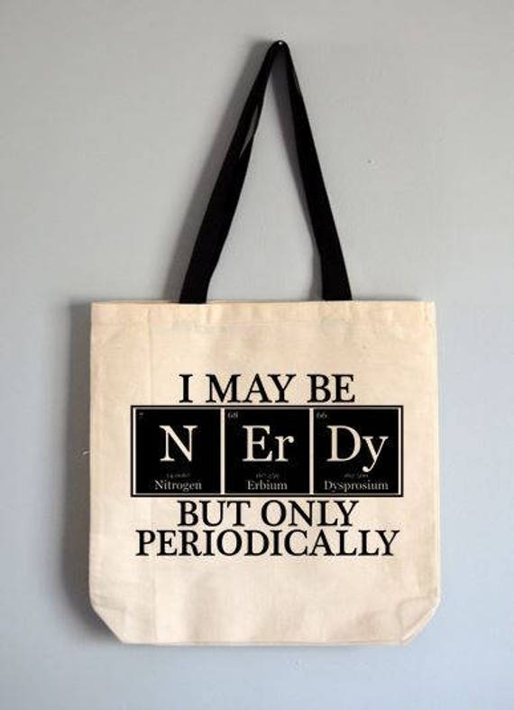 novelty logo tote bag