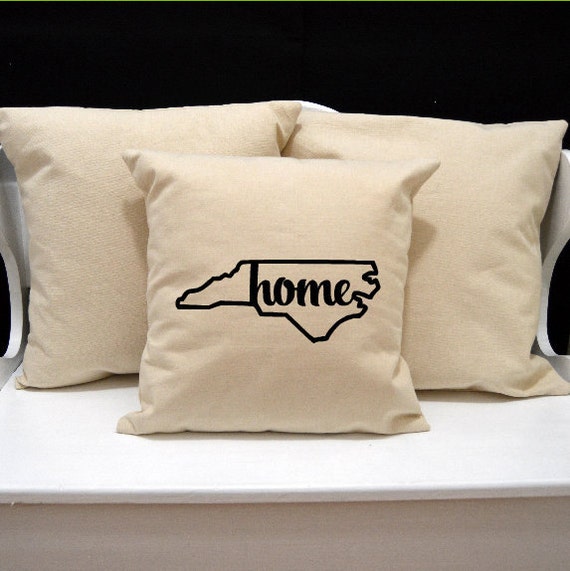 North Carolina Home Pillow North Carolina Pillow home Etsy