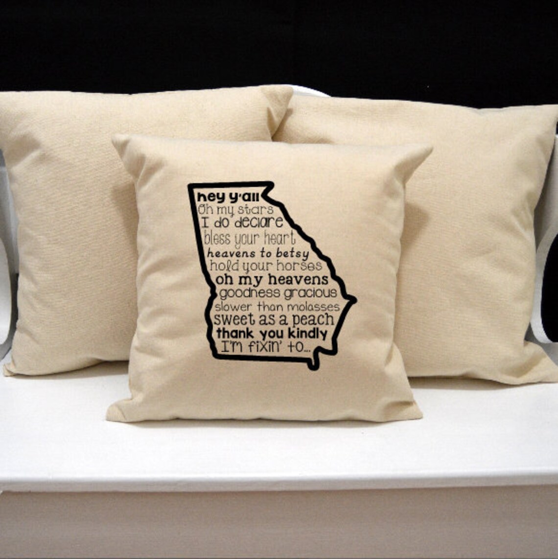 Sayings Pillow Pillow State Pillow Etsy