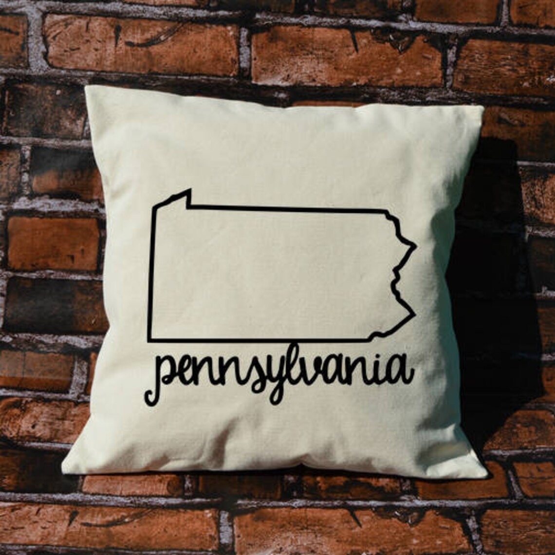 Pennsylvania pillow pillow gift Pennsylvania gift Etsy