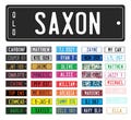 Personalised Keyring Custom Key Ring License Number Plate Rego Style Key Tag School Bag Tag product logo