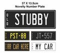 NOVELTY NUMBER PLATE Licence Personalised Full Size Car Novelty Product 37 X 13.5cm product logo